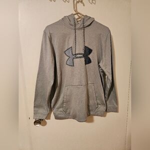 Under Armour Cold Gear Storm 1 Hoodie Mens Size Large Sweatshirt Gray